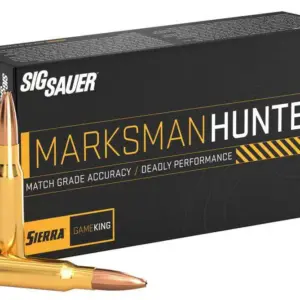 SIG SAUER MARKSMAN HUNTER GAMEKING 308WIN 165G 20RD BX 200RD CASE