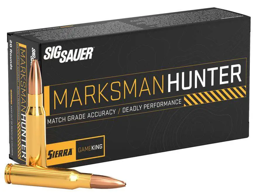 SIG SAUER MARKSMAN HUNTER GAMEKING 308WIN 165G 20RD BX 200RD CASE - Image 2