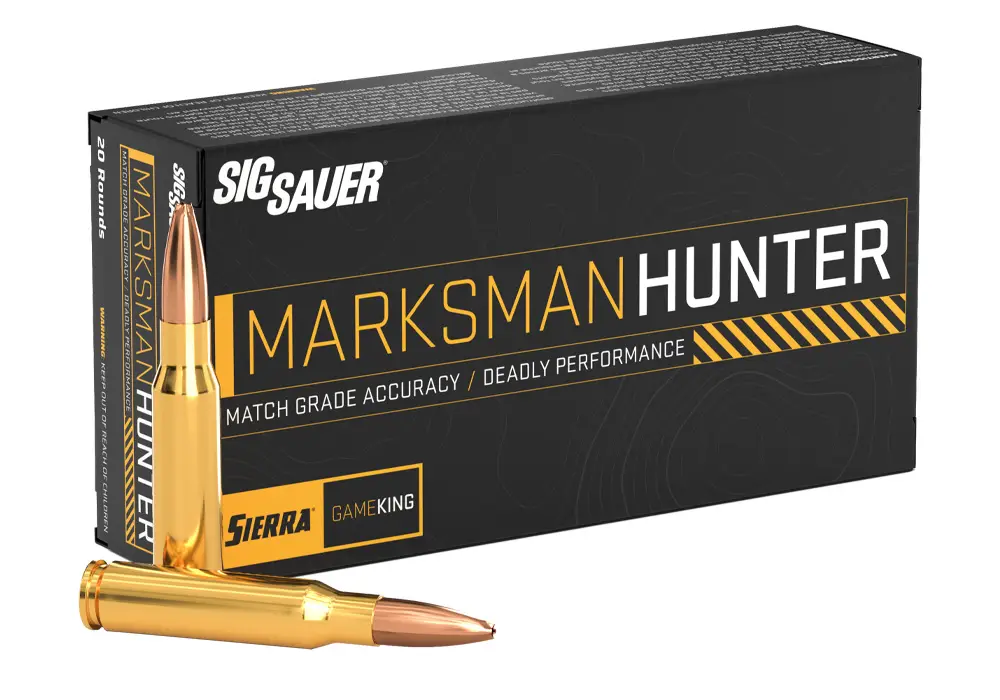 SIG SAUER MARKSMAN HUNTER GAMEKING 308WIN 165G 20RD BX 200RD CASE - Image 3