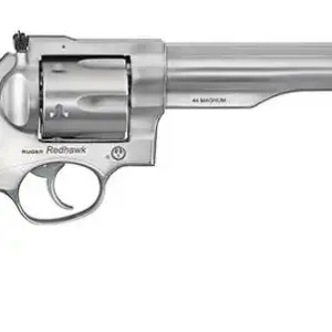 RUGER RDHWK 44REMAG 7.5" STS HRDWOOD GRP FXD SGHT