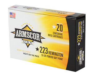 ARMSCOR 223REM 55GR PSP 20/1000 - Image 3