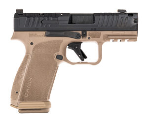 Alternative view of CANIK MC9 PRME 9MM OR 17RD BLK/FDE