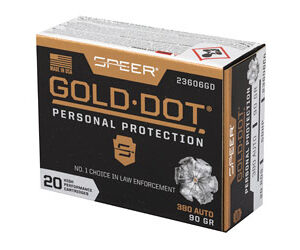 SPR GOLD DOT 380ACP 90GR HP 20/200 - Image 3