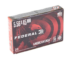 Alternative view of FED AM EAGLE 556NATO 55GR FMJ 20/500