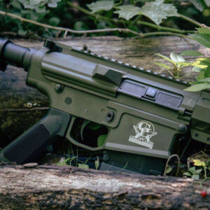 Alternative view of GLFA AR10 RIFLE 308 WIN - 18" S/S BBL 10-SHOT OD GREEN