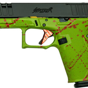 Alternative view of GLFA 19 STRIKER 9MM 4" 15 SHOT - BLK SLIDE SPLATER ZOMBIE FRAME
