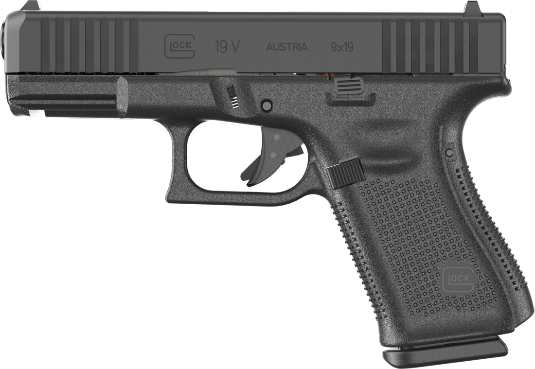 GLOCK 19 V 9MM PISTOL 4" BLACK FXD 5.5 3-10RD MAGS