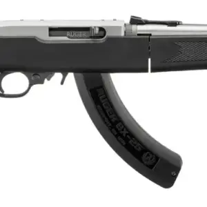 RUGER 10/22 TAKEDOWN 22LR RIFLE 18.5" STAINLESS T.B.,BLACK SYNTHETIC 1-25RD MAG