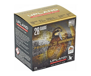 Alternative view of FED UPLAND 28GA #8 SHOTSHELL 25/250