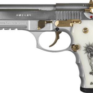 Alternative view of GIRSAN REGARD LIBERADORE 9MM - GOLD/CHROME ENGRAVED 18-SHOT