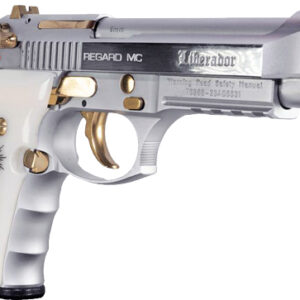 GIRSAN REGARD LIBERADORE 9MM - GOLD/CHROME ENGRAVED 18-SHOT - Image 3