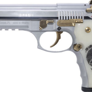 GIRSAN REGARD LIBERADORE II - 9MM GOLD/CHROME ENGR.18-SHOT - Image 4