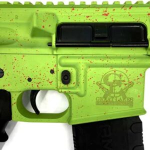Alternative view of GLFA AR15 SPLATTER 223 WYLDE - 16" NIT BBL ZOMBIE GREEN