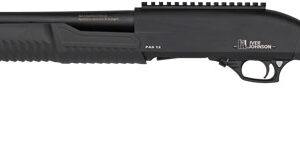 Alternative view of IVER JOHNSON PUMP 12GA 3" 18" - MUZZLE BRAKE BLUED SYNTHETIC