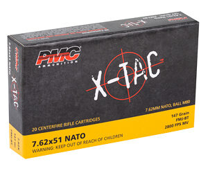 Alternative view of PMC XTAC 762NATO 147GR FMJ BT 20/500