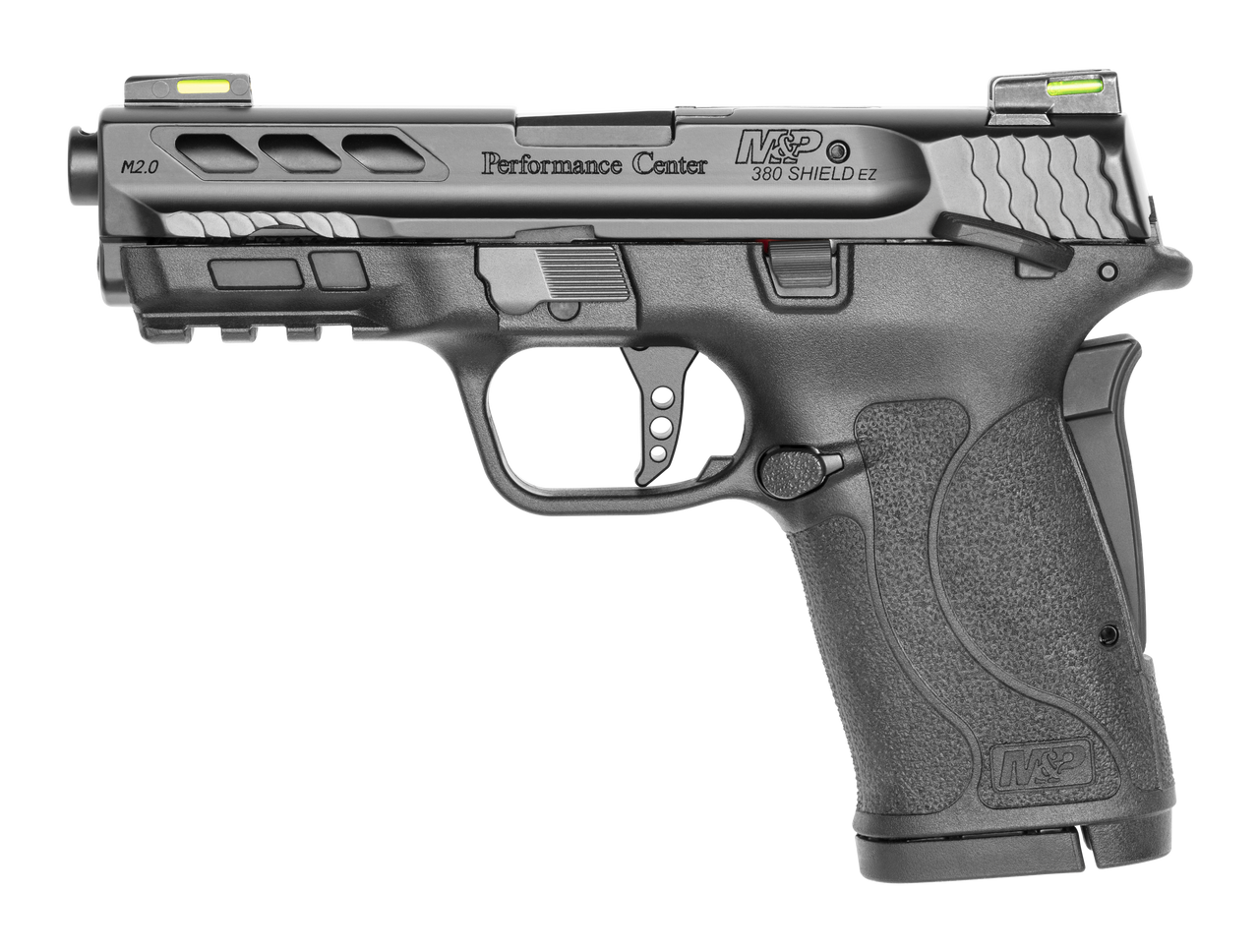 SMITH & WESSON PC M&P 380 SHIELD EZ PRTD BLK 380ACP 3.75" 8RD MA COMPLIANT