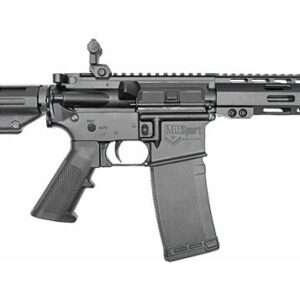ATI MILSPORT 300BLK PISTOL 8.5" BARREL, 7" MLOK, FLIP UP SIGHTS, BRACE, 1-30RD