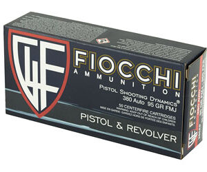 FIOCCHI 380ACP 95GR FMJ 50/1000 - Image 3