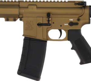 Alternative view of GLFA AR15 PISTOL 223 WYLDE - 7.5" STAINLESS BBL BRONZE