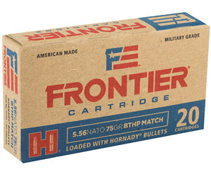 Alternative view of FRONTIER 556NATO 75GR BTHP MTCH 20/5