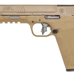 SMITH & WESSON M&P 5.7 PSTL FDE O.R. 5" THREADED BBL, 2-22RD MAGS