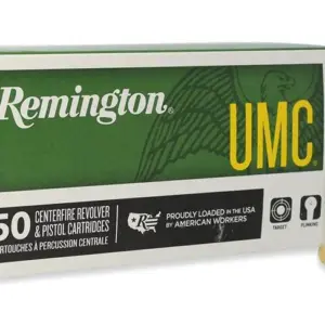 REMINGTON 25 AUTO (6.35MM) 50GR FMJ UMC 50 RND PK 50 RD/BX 10 BX/CS
