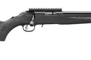 RUGER AMERICAN RIMFIRE 22LR BOLT RIFLE 16.1"T.B. BLACK SYNTHETIC 1-10RD MAG