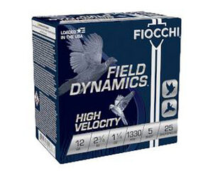 FIOCCHI HV LD 12GA 2.75" #5 25/250