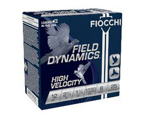 FIOCCHI HV LD 12GA 2.75" #8 25/250