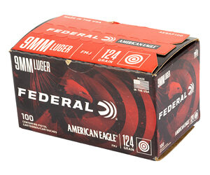 FED AM EAGLE 9MM 124GR FMJ 100RD - Image 3
