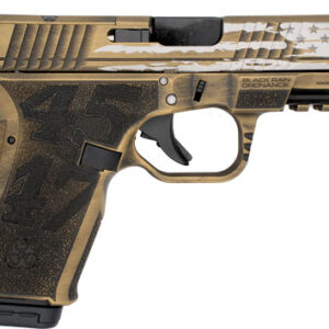 BLACK RAIN FRONTLINE 9MM - PISTOL TRUMP CUSTOM 15RD GOLD - Image 2