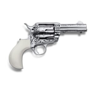 Cimarron Firearms Huckleberry Handgun .45 Colt 6rd Capacity 3.5" Barrel Nickel Finish Poly Ivory Grip