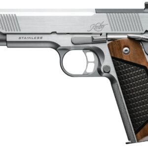 KIMBER STAINLESS 1911 NEXT GENERATION 45ACP PISTOL 5" STAINLESS, O.R.BLK WALNUT/G10 GRIPS 2-7RD MAGS