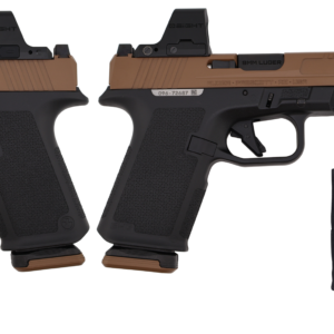 RUGER RXM 9MM PISTOL 4" TACPAC BLACK/TAN, OSIGHT OPTIC, DRAGO BAG, 2-15RD MAGS