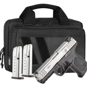 SMITH & WESSON SD9 2.0 BUNDLE 9MM PSTL NTS 2 TONE 4" SAVIOR BAG, 3-16RD