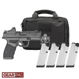 SPRINGFIELD ARMORY HELLCAT PRO COMP 9MM PISTOL U DOT GEAR PAC VIRIDIAN RFX11,BAG,4 MAGS
