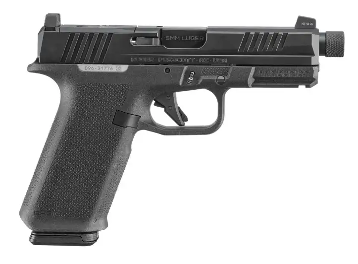 RUGER RXM 9MM PISTOL 4.5" T.B. BLACK MAGPUL EHG, O.R. 2-17RD MAGS