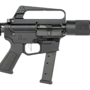 DPMS KITTY KAT G9 9MM PISTOL 8" A1 SLICK SIDE TUBE, CAR BRACE 1-33RD GLOCK MAG
