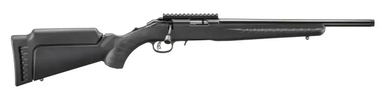 RUGER AMERICAN RIMFIRE 17HMR BOLT RIFLE 16.1"T.B. BLACK SYNTHETIC 1-9RD MAG - Image 2