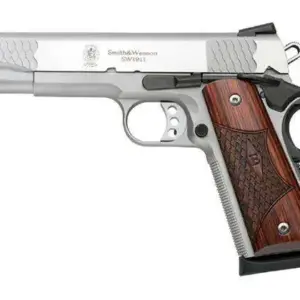 SMITH & WESSON 1911E 45ACP 5" PSTL STS 8RD - Image 3