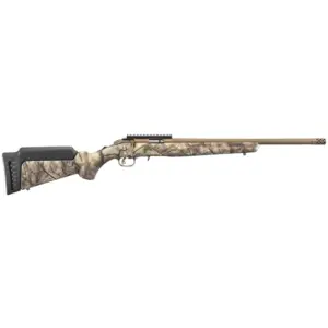RUGER AMERICAN RIMFIRE FULL SIZE 22LR RFL BB/GO WILD CAMO 18" T.B. 9+1