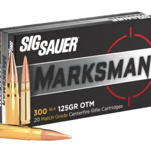 SIG SAUER ELITE MATCH 300BLK 125GR SPRSNC 20RD BX 500RD CASE - Image 5