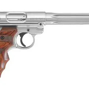 RUGER MRK IV HNTR 22LR 6.9" STS TRGT WD GRP FO ADJ SGHT 10RD - Image 3