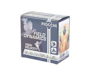 FIOCCHI HV LD 12GA 2.75" #5 25/250 - Image 3