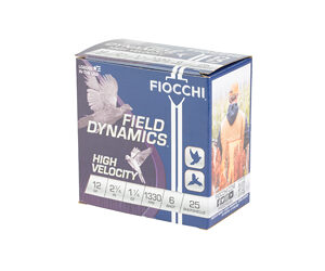 FIOCCHI HV LD 12GA 2.75" #6 25/250 - Image 3