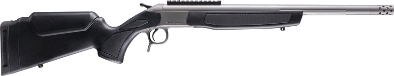 CVA SCOUT TD V3 338ARC 18" - STAINLESS/BLACK SYNTHETIC