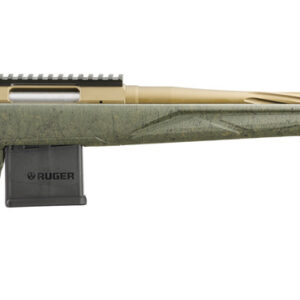 RUGER AMERICAN G2 PRED RFL 6.5CM 22" T.B. SPIRAL BBL, GRN SPLTR,BRNT BRNZ 3RD