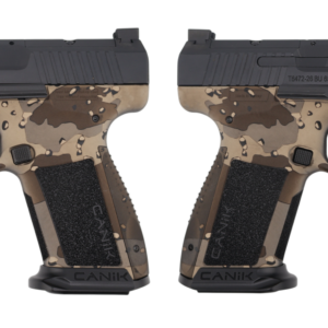 CANIK METE SF ONE SERIES 9MM CHOCOLATE CHIP CAMO PSTL 4.19 BRL 1-15RD MAG
