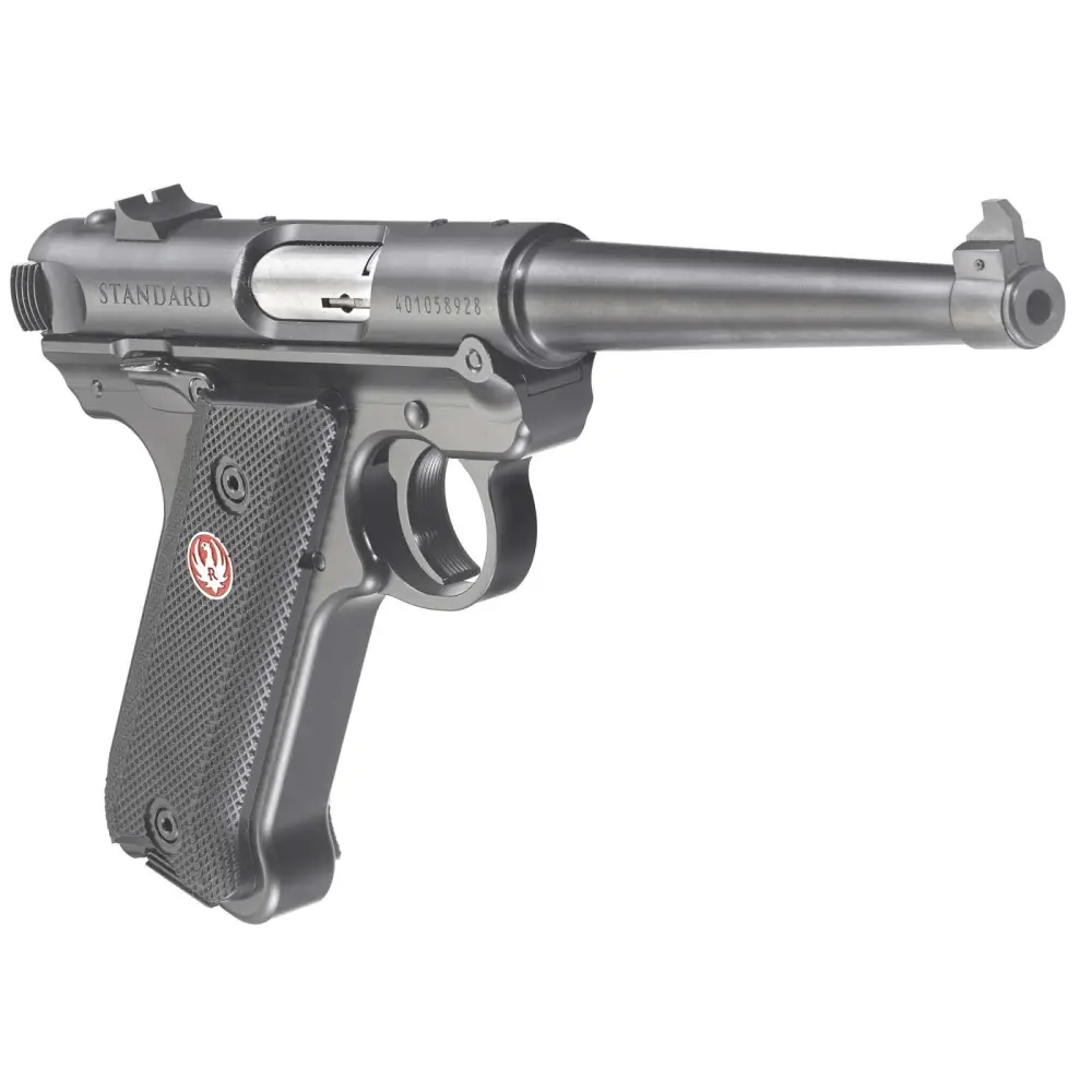RUGER MRK IV STD 22LR 6" BLUED BLK GRP FXD SIGHT