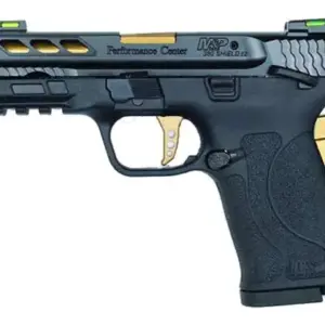 SMITH & WESSON PC M&P 380 SHIELD EZ 3.75" PSTL GLD PRTD BRL 8RD TLCI SAO MA COMPL - Image 2